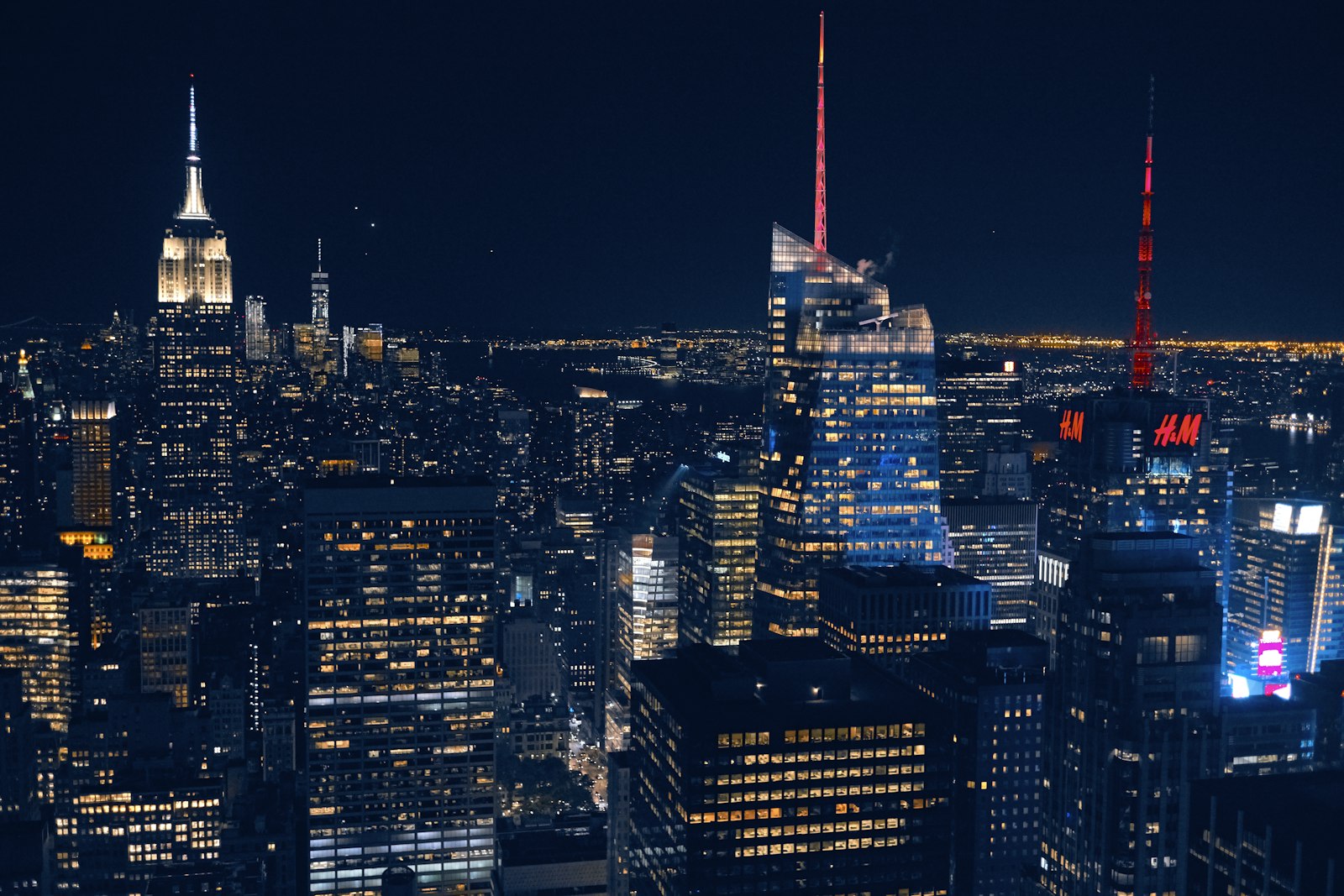 New York at sunset